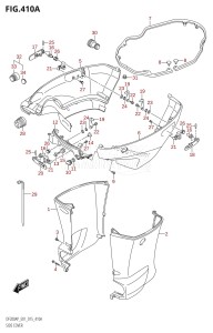 DF200AP From 20003P-510001 (E01 E40)  2015 drawing SIDE COVER (DF200AP:E01)