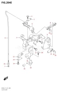 04005F-040001 (2020) 40hp E34-Italy (DF40ASVT  DF40ASVT_    DF40ASVT    DF40ASVT_2) DF40A drawing CLUTCH SHAFT (SEE NOTE)