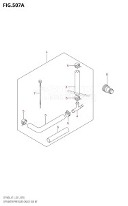 DF140A From 14003Z-140001 (E11 E40)  2021 drawing OPT:WATER PRESSURE GAUGE SUB KIT