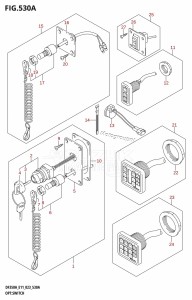 DF300B From 30003F-340001 (E11)  2023 drawing OPT:SWITCH (020,021)