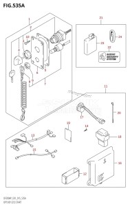 DF200AP From 20003P-510001 (E01 E40)  2015 drawing OPT:KEY LESS START (DF200AP:E01)