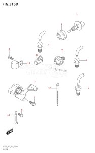 DF200 From 20002F-510001 (E03)  2015 drawing SENSOR (DF225Z:E03)