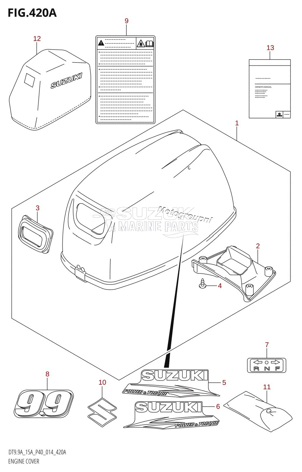 ENGINE COVER (DT9.9A:P40)