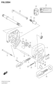 01504F-610001 (2016) 15hp P03-U.S.A (DF15A  DF15ATH) DF15A drawing CLAMP BRACKET (DF20AR:P03)