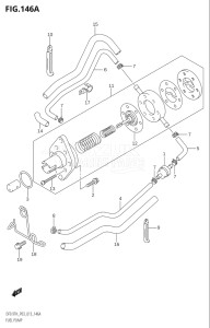 00993F-310001 (2013) 9.9hp P03-U.S.A (DF9.9TH) DF9.9 drawing FUEL PUMP