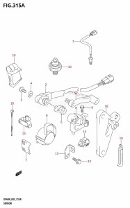 DF60A From 06002F-110001 (E03)  2011 drawing SENSOR