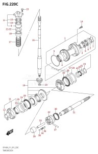 DF115AST From 11504F-910001 (E03)  2019 drawing TRANSMISSION (DF115AZ,DF140AZ)