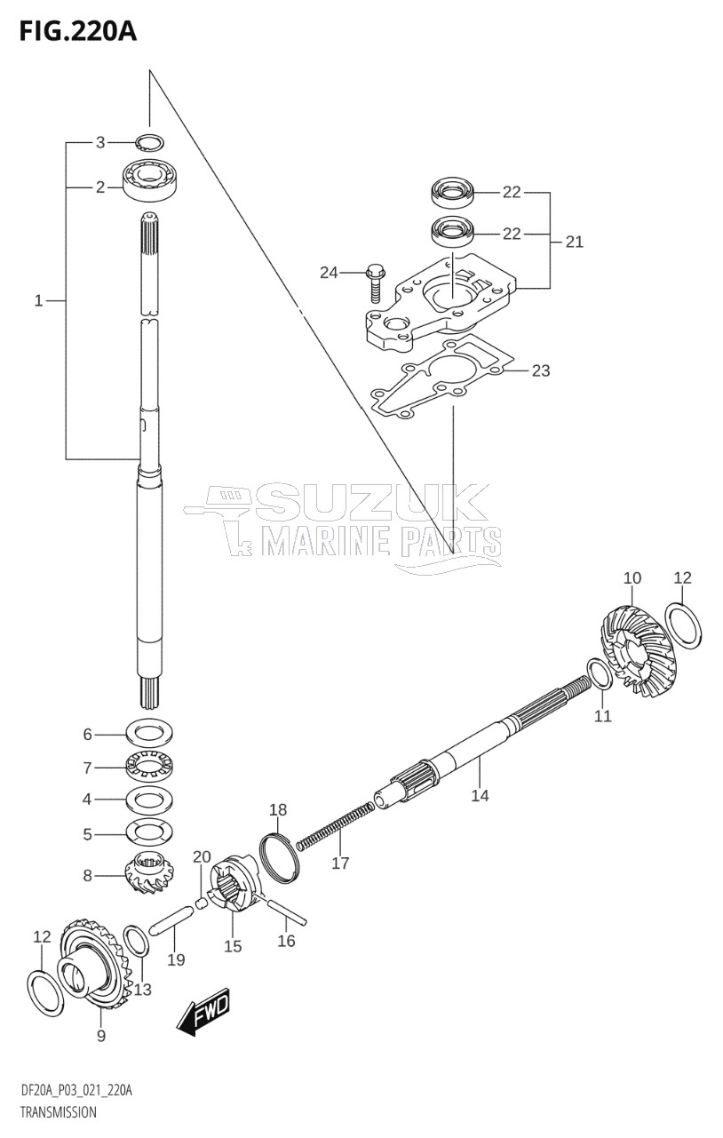 TRANSMISSION (DF9.9B,DF15A,DF20A)