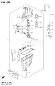 DF40A From 04003F-310001 (E03)  2013 drawing FUEL VAPOR SEPARATOR