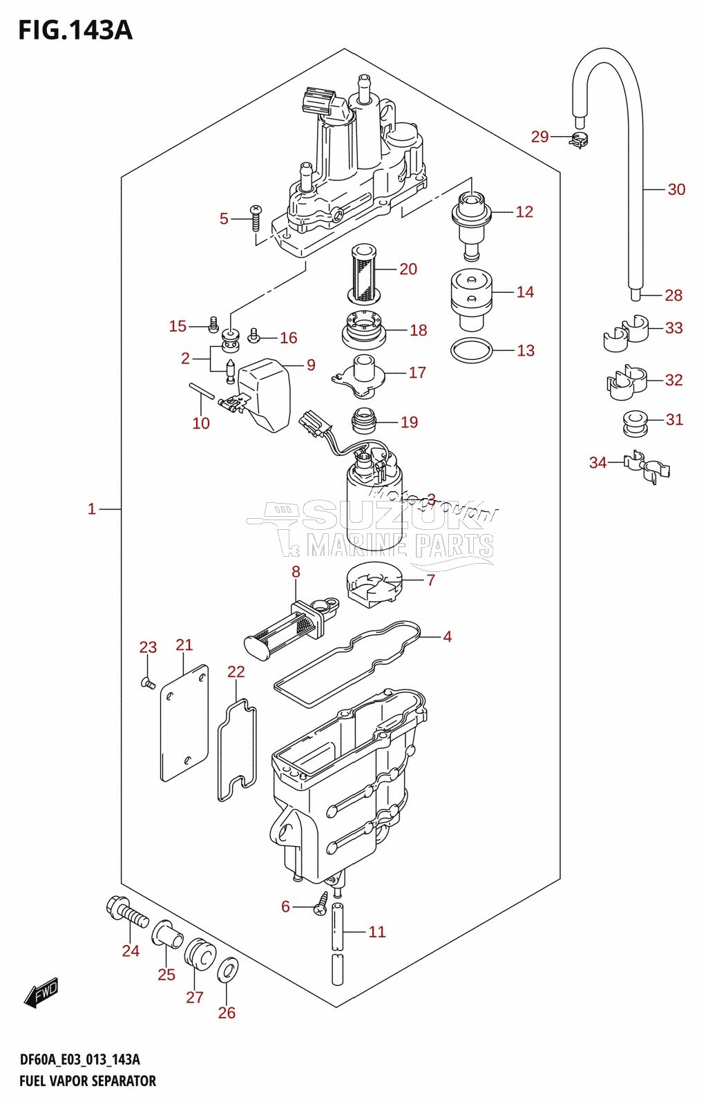 FUEL VAPOR SEPARATOR