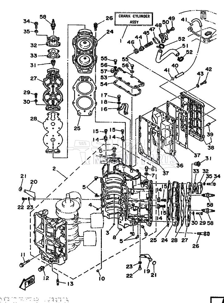 CYLINDER--CRANKCASE