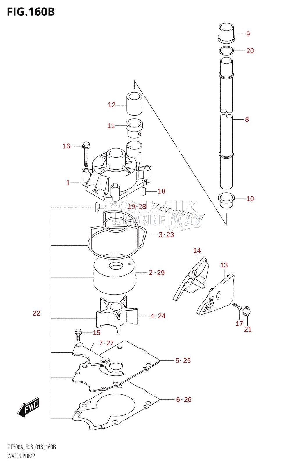 WATER PUMP (DF250A)