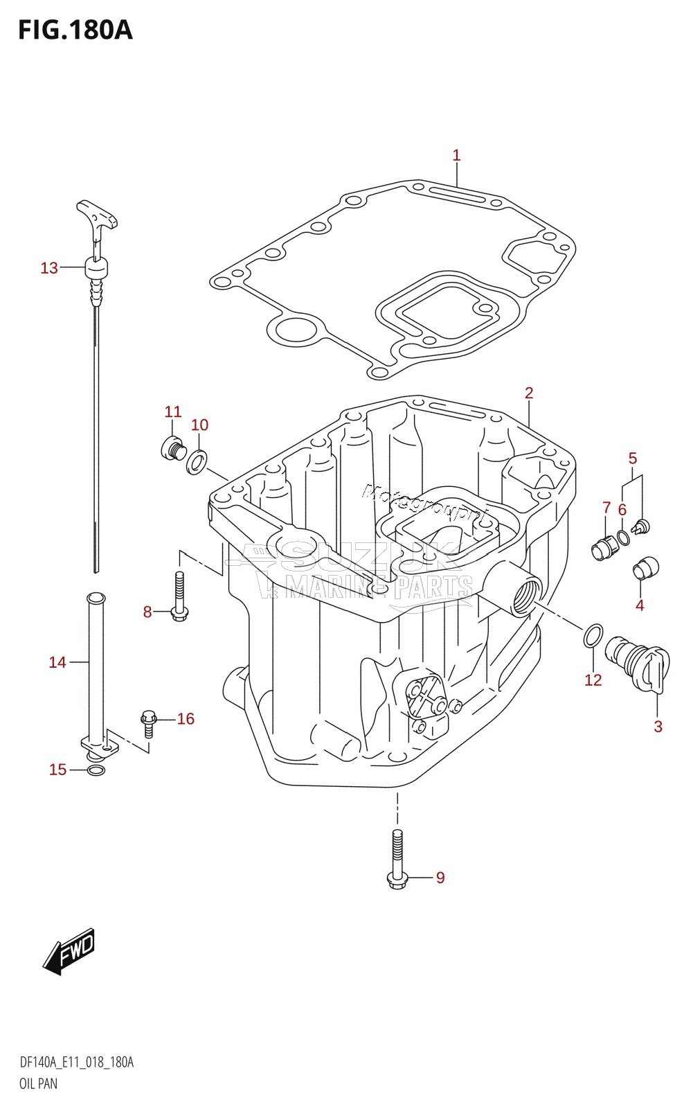 OIL PAN (DF100AT,DF115AST)