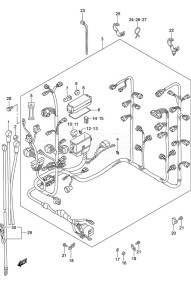 DF 250AP drawing Harness