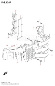 04003F-240001 (2022) 40hp E01 E11-Gen. Export 1-and 2 (DF40A  DF40AQH  DF40AQH  DF40AT  DF40AT  DF40ATH  DF40ATH) DF40A drawing INTAKE MANIFOLD / SILENCER / EXHAUST COVER (SEE NOTE)