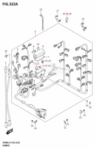 DF250ASS From 25001N-240001 (E03)  2022 drawing HARNESS (DF300A,DF250A)