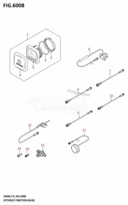 DF40AQH From 04003F-440001 (E01 - E11 - E34)  2024 drawing OPT:MULTI FUNCTION GAUGE ((DF60A,DF60AQH,DF60ATH,DF60AVTH):E40)