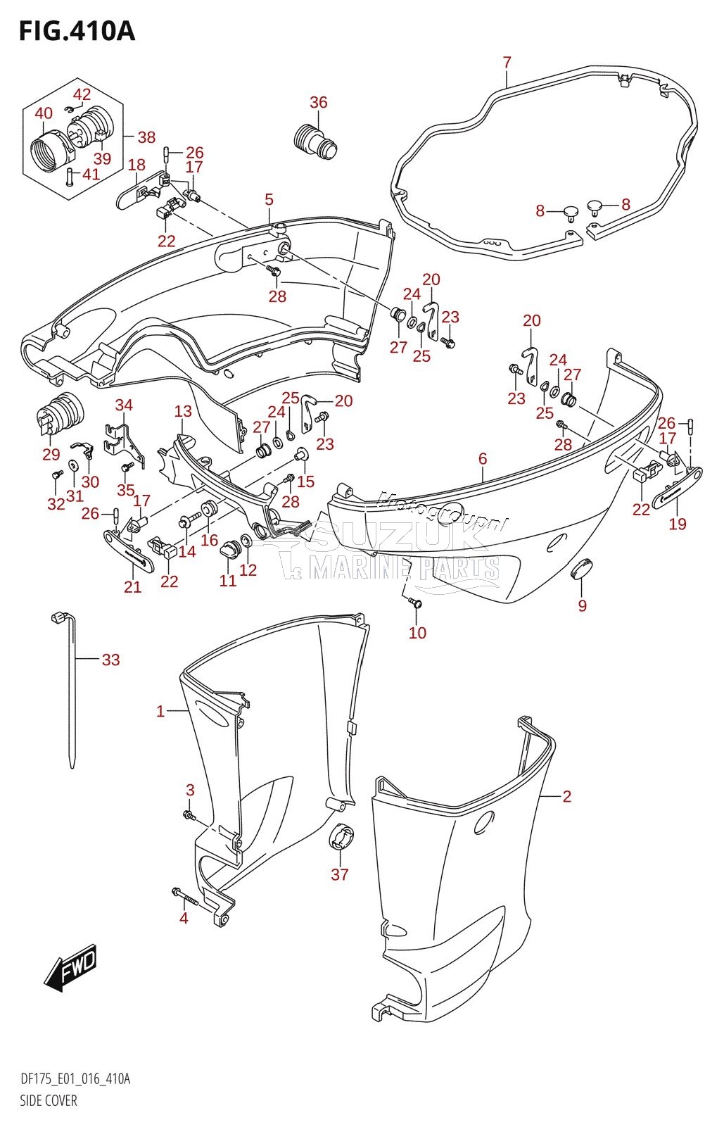 SIDE COVER (DF150T:E01)