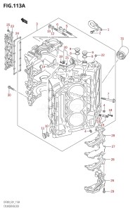 DF300Z From 30002Z-110001 (E01 E40)  2011 drawing CYLINDER BLOCK