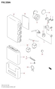 DF40 From 04001F-421001 (E03)  2004 drawing PTT SWITCH /​ ENGINE CONTROL UNIT