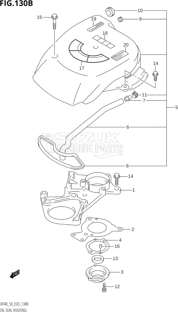 OIL SEAL HOUSING (K1,K2,K3,K4,K5,K6,K7,K8,K9,K10)