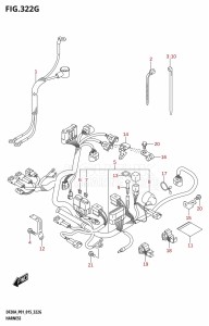 DF15A From 01504F-510001 (P01)  2015 drawing HARNESS (DF20A:P01)