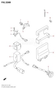 07003F-410001 (2014) 70hp E03-USA (DF70A) DF70A drawing PTT SWITCH / ENGINE CONTROL UNIT (DF80A:E03)