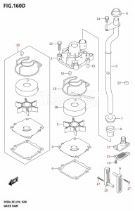 DF50A From 05004F-610001 (E03)  2016 drawing WATER PUMP (DF50AVT:E03)