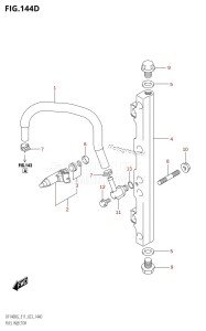 DF140BZG From 14004Z-240001 (E11 E40)  2022 drawing FUEL INJECTOR (E40:(022,023))