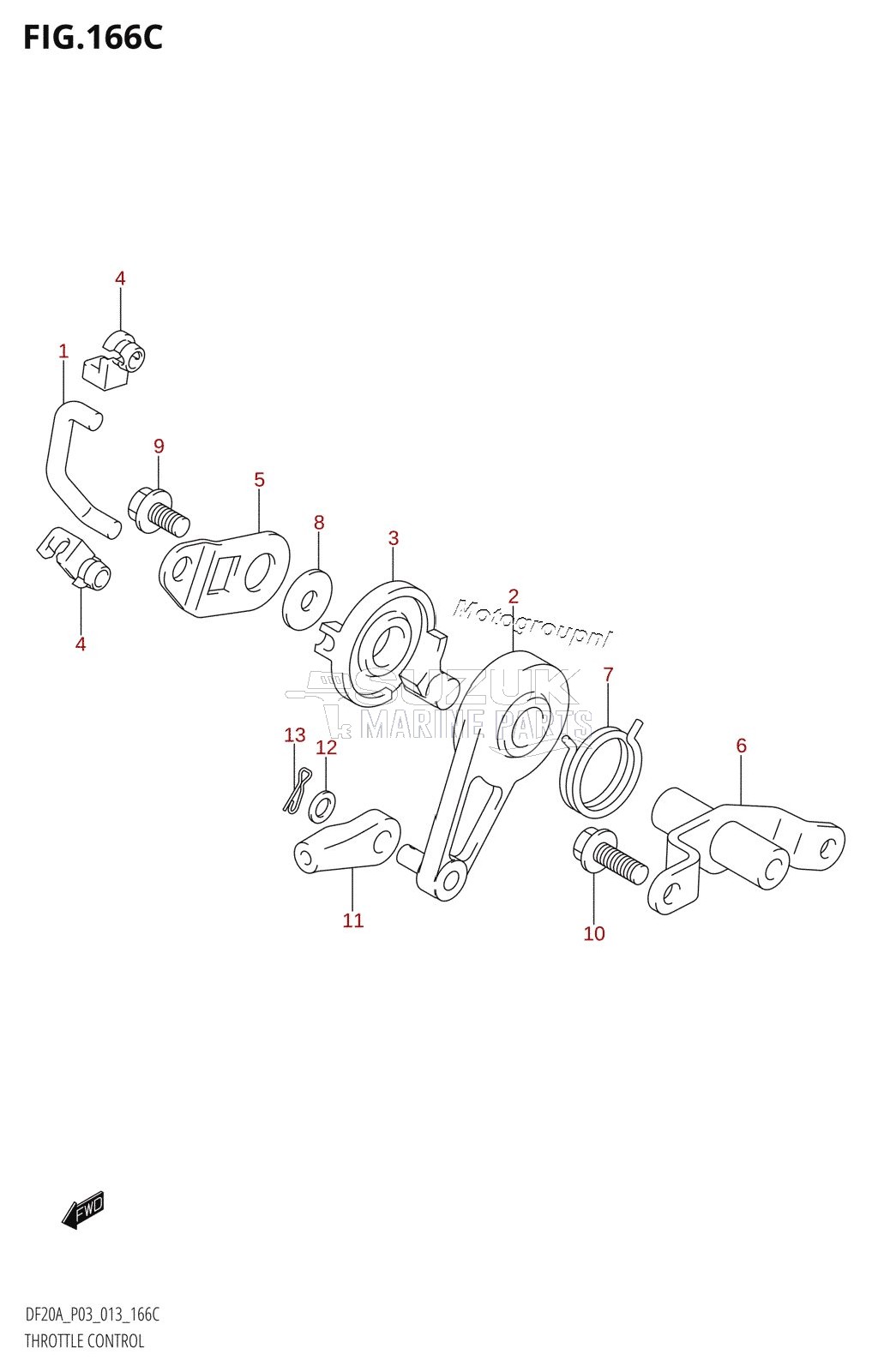 THROTTLE CONTROL (DF20AR:P03)