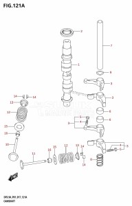 DF8A From 00801F-710001 (P01)  2017 drawing CAMSHAFT (DF8A:P01)