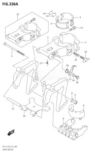 00252F-410001 (2014) 2.5hp P03-U.S.A (DF2.5) DF2.5 drawing SWIVEL BRACKET