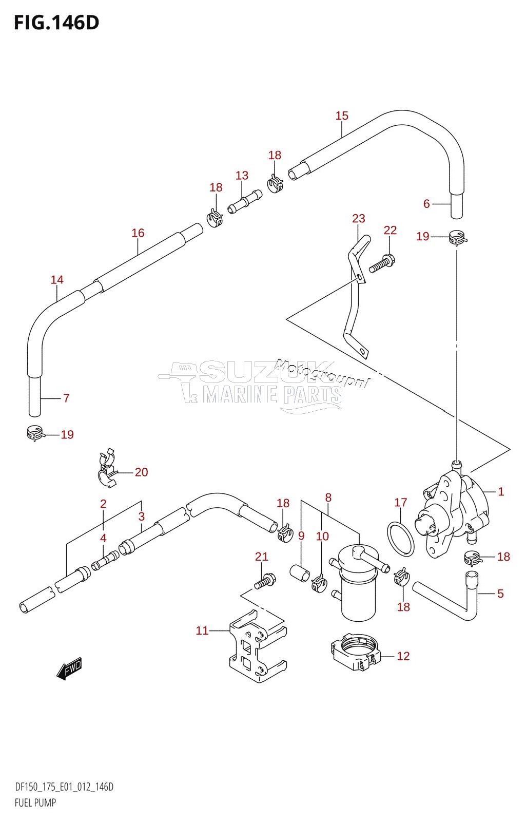 FUEL PUMP (DF150Z:E40)