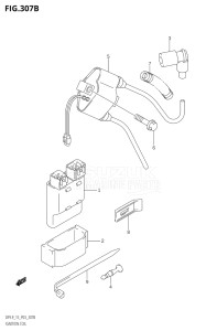 01502F-880001 (2008) 15hp P03-U.S.A (DF15K8) DF15 drawing IGNITION COIL (K5,K6,K7,K8,K9,K10,011)