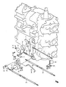 Outboard DT 55 drawing Throttle Link