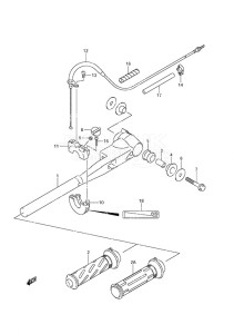 DF 2.5 drawing Tiller Handle