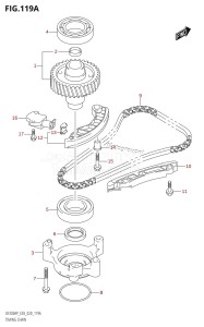 DF200A From 20003F-040001 (E03)  2020 drawing TIMING CHAIN