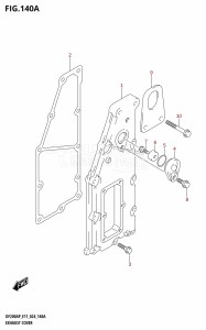 DF150AP From 15003P-440001 (E11)  2024 drawing EXHAUST COVER