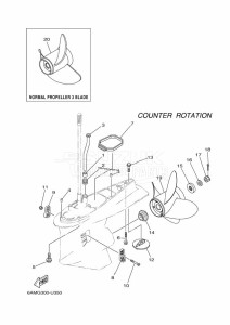 FL225BETX drawing PROPELLER-HOUSING-AND-TRANSMISSION-4