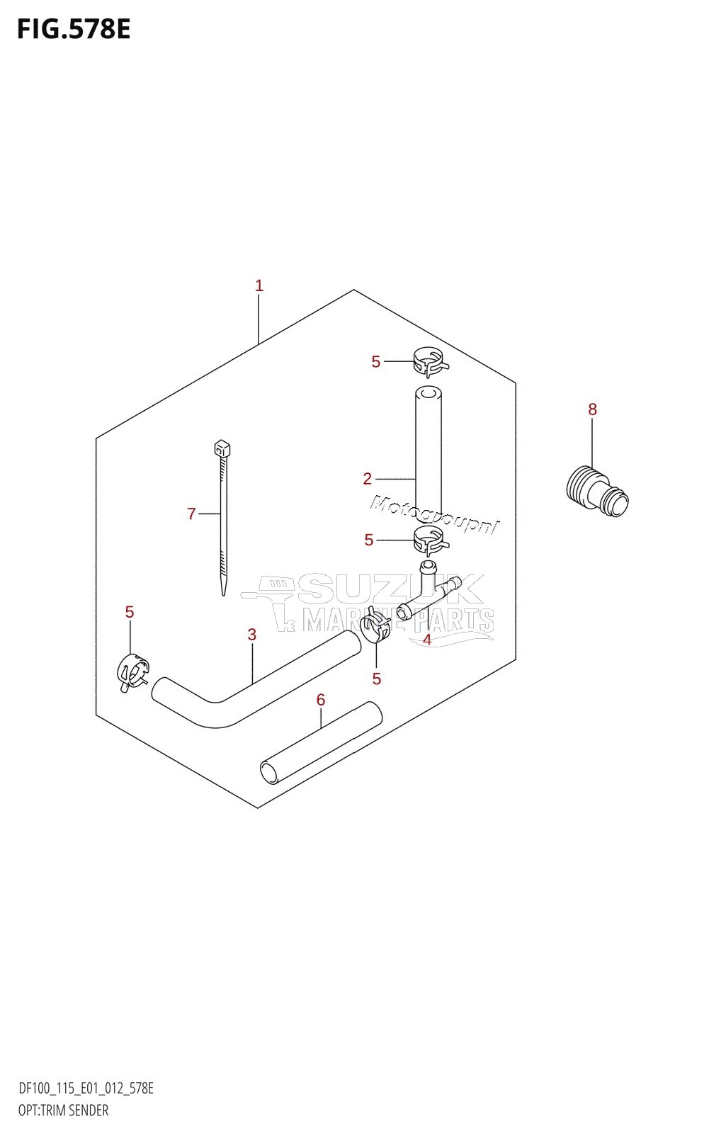 OPT:TRIM SENDER (DF115Z:E01)