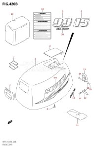 DF9.9 From 00992F-780001 (P03)  2007 drawing ENGINE COVER (K10,011)