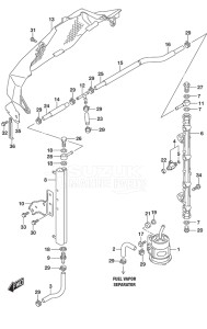 Outboard DF 175 drawing Fuel Injector (Model: TG/ZG)