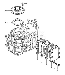 DT16 From 1602-100001 ()  1988 drawing EXHAUST COVER