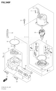 14003Z-610001 (2016) 140hp E01-Gen. Export 1 (DF140AZ) DF140AZ drawing PTT MOTOR (DF140AT:E01)