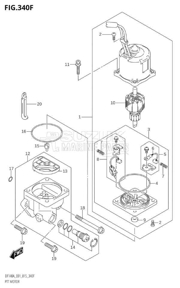 PTT MOTOR (DF140AT:E01)