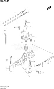 25003Z-910001 (2019) 250hp E03 E40-USA - Costa Rica (DF250ST  DF250Z) DF250Z drawing THROTTLE ROD