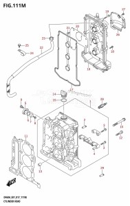 DF50A From 05004F-710001 (E01)  2017 drawing CYLINDER HEAD (DF60ATH:E40)