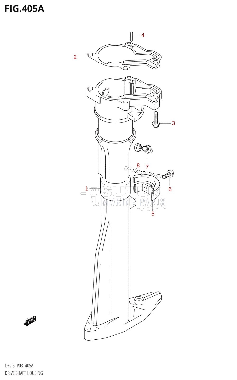 DRIVE SHAFT HOUSING