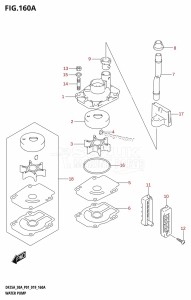 DF25A From 02504F-910001 (P01)  2019 drawing WATER PUMP (DF25A,DF25AR,DF25AT,DF25ATH,DF30AR,DF30AT,DF30ATH)