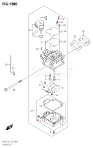 00994F-610001 (2016) 9.9hp P01-Gen. Export 1 (DF9.9A  DF9.9AR) DF9.9A drawing CARBURETOR (DF8AR:P01)